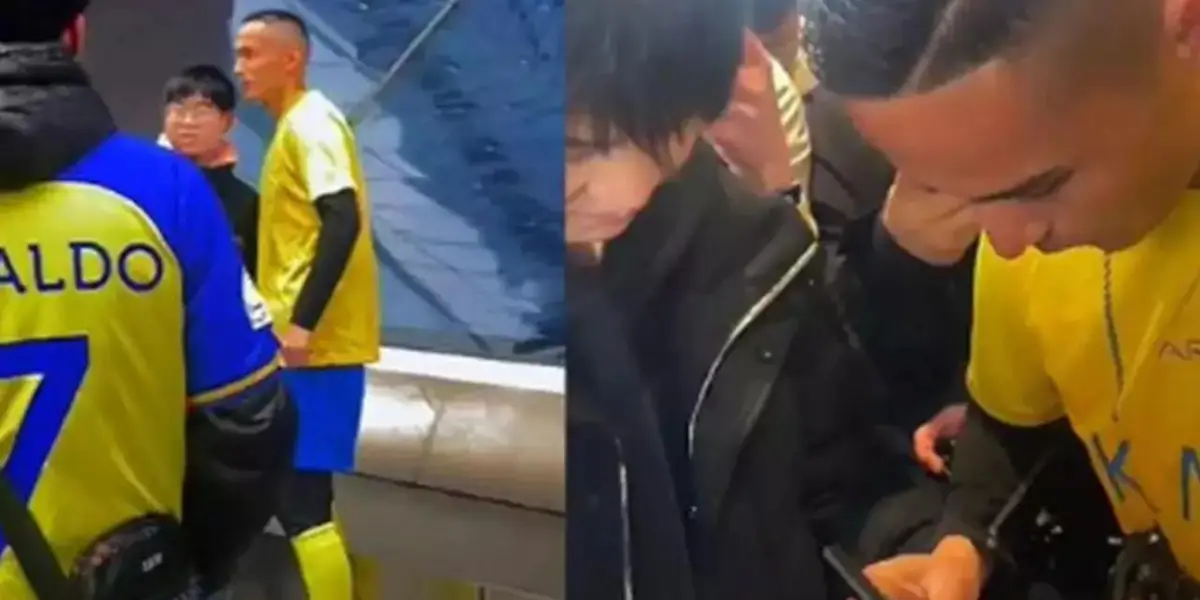 Shocking, the fake Cristiano Ronaldo who surprised and excited Chinese fans 
