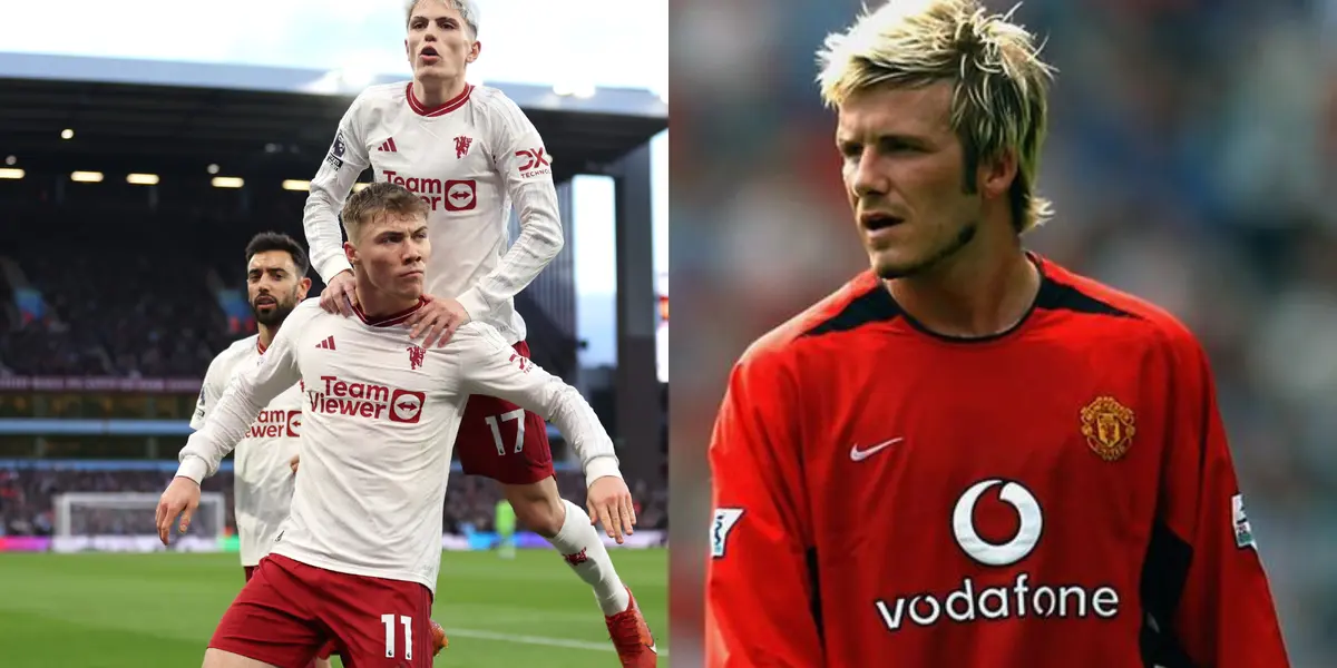 A top Manchester United star was hailed as the club's new Beckham in their 1-2 win against Villa.