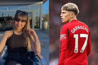 Alejandro Garnacho's girlfriend seeded rumors of slip through her personal Instagram account.