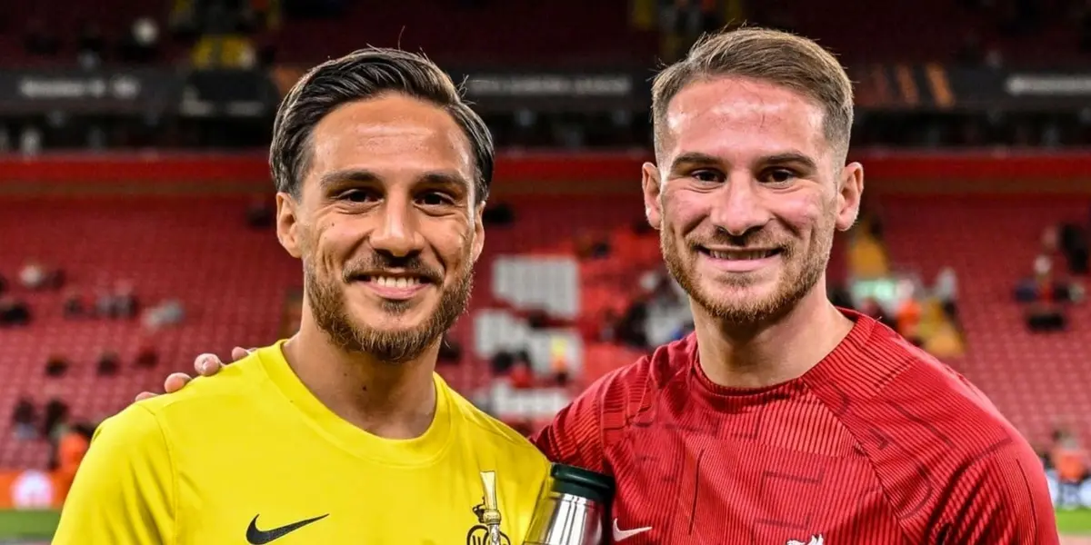 Alexis Mac Allister and Kevin Mac Allister played against each other in Liverpool's Europa League