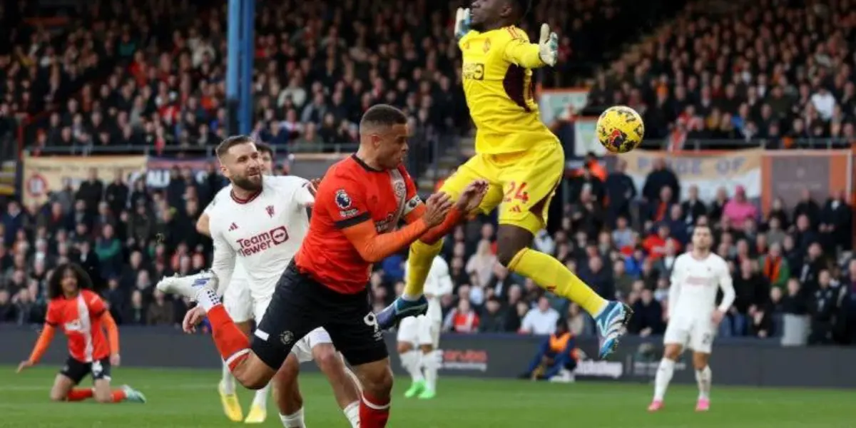 André Onana had a big error with Manchester United against Luton Town.