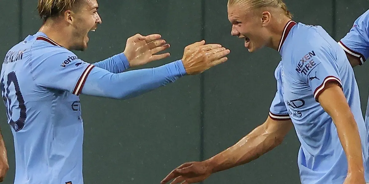 Both players starred the best moment of the Manchester City pre-season training