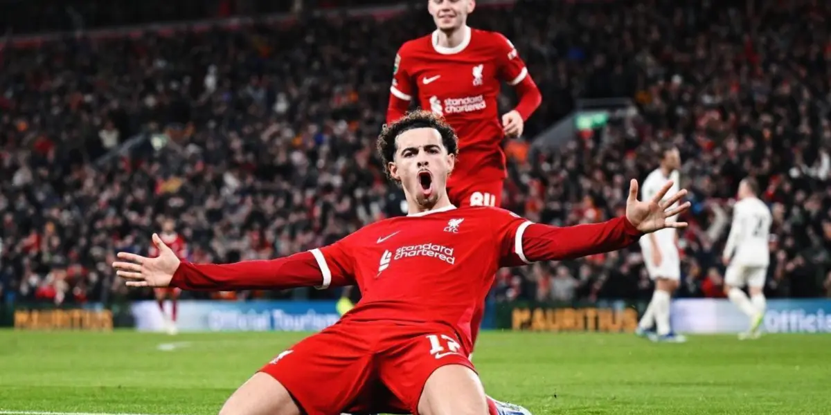 Curtis Jones completed a sensational game with Liverpool in their 2-1 home Carabao Cup win against Fulham.