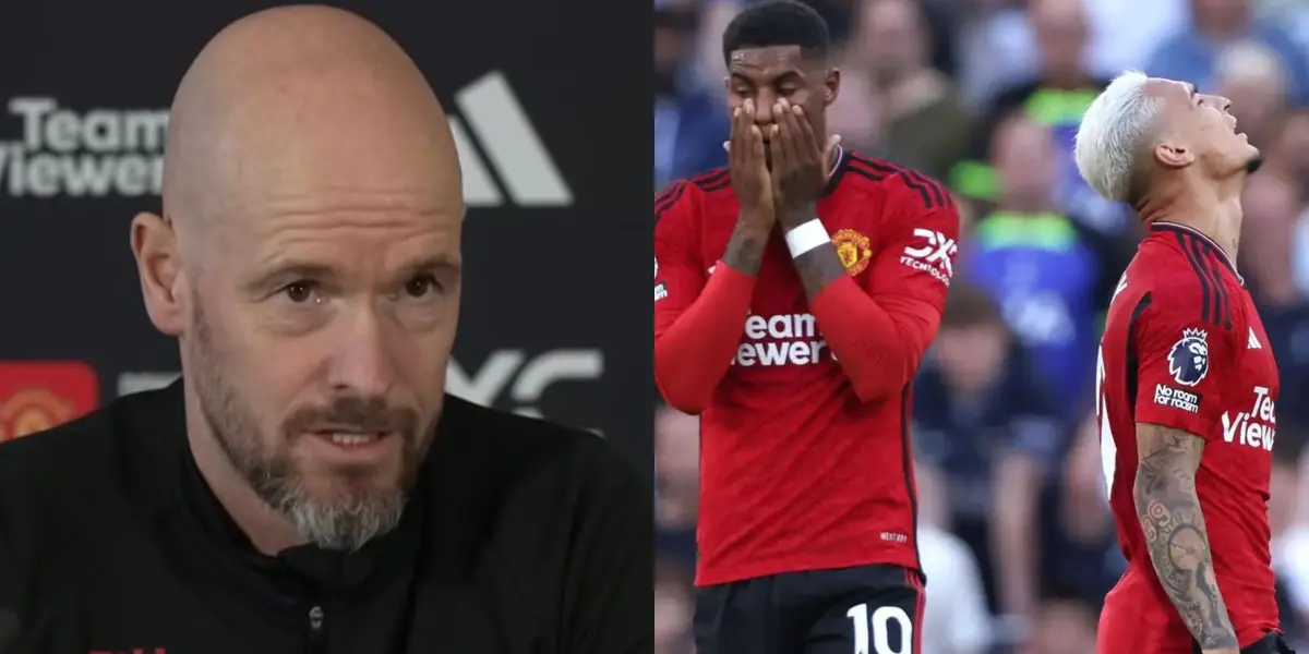 Erik Ten Hag slammed Antony dos Santos when speaking on the strikers in his squad.