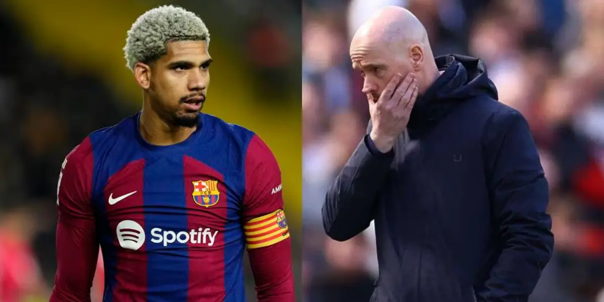 FC Barcelona defender Ronald Araujo won't finally sign for Manchester United.