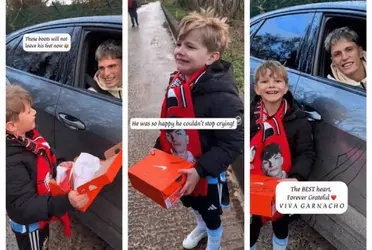 First for his great goal against Everton with a spectacular overhead kick and then for his nice gesture with a young red fan.