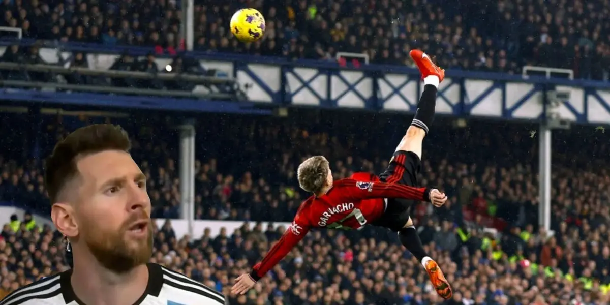 It seems like Messi is not happy with the way Garnacho celebrated his goal