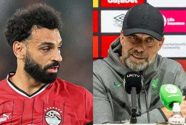 Jürgen Klopp confirmed the latest bad news on Mohamed Salah's hamstring injury