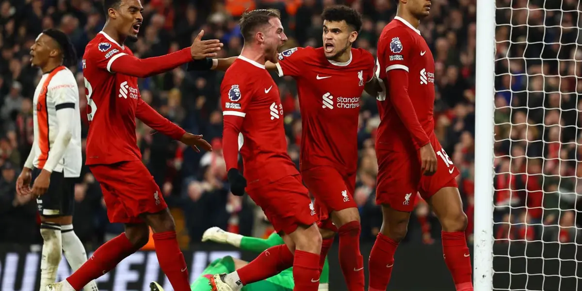 Liverpool achieved a sensational 4-1 home win against Luton Town.