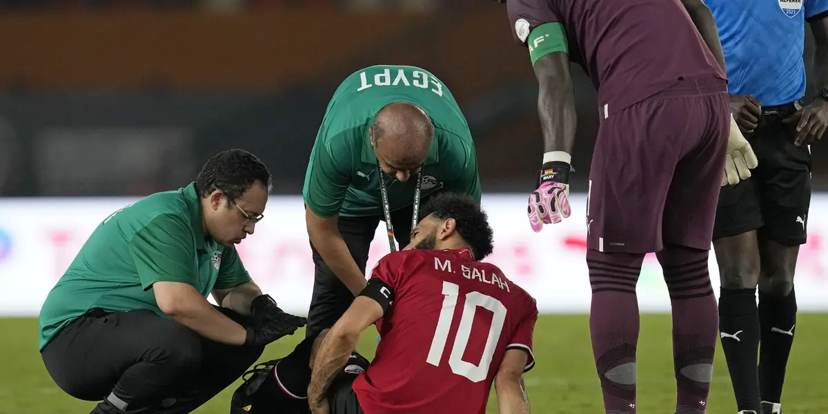 Mohamed Salah got injured in the AFCON game facing Egypt against Ghana.