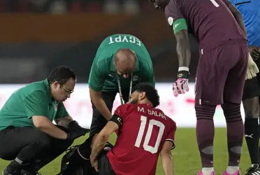 Mohamed Salah got injured in the AFCON game facing Egypt against Ghana.
