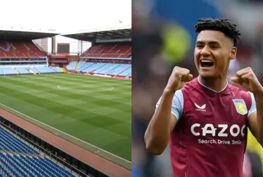 Ollie Watkins started in Aston Villa's home game against Burnley in Villa Park.