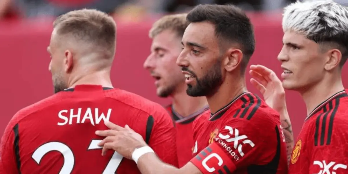 The Argentine player surprised the Manchester United fans