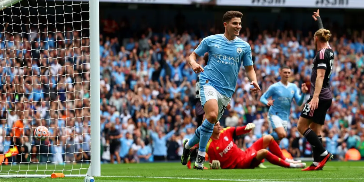 The Argentine striker finished a great play of the Citizen