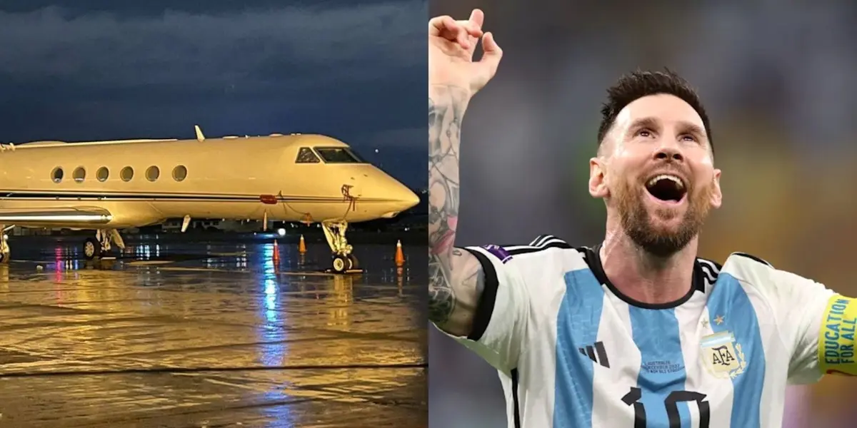 While Ronaldo sells his water, what Messi's luxury private jet costs