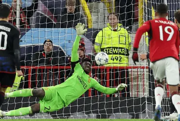 The Cameroonian goalkeeper saved a win for the Red Devils against Copenhagen