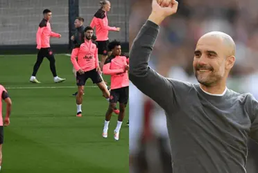 Pep Guardiola got this excellent news in Manchester City’s training