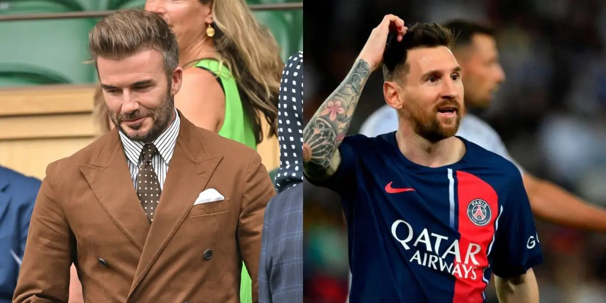 He convinces him, the fabulous apartment that Beckham would buy Messi to go to MLS