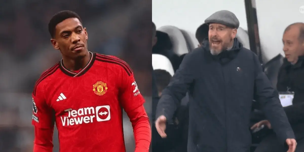 The French striker arrogantly dismissed Ten Hag with hand’s gestures