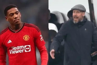 The French striker arrogantly dismissed Ten Hag with hand’s gestures