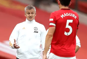 The Norwegian legend signed Maguire in 2019 from Leicester City