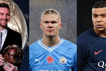 Erling Haaland aiming the next awards’ battle with Messi and Mbappe