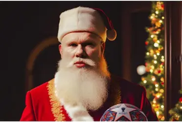 Haaland dresses as Santa Claus hoping that Cristiano does not surpass him as scorer in 2023