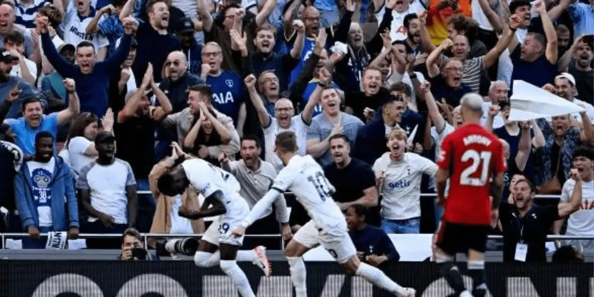 The Red Devils were dominated by Tottenham