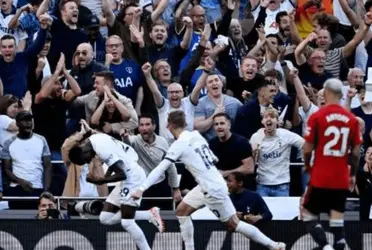 The Red Devils were dominated by Tottenham