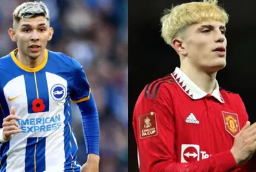 The United player was overtaken by Brighton's Paraguayan and the fans don't like it.