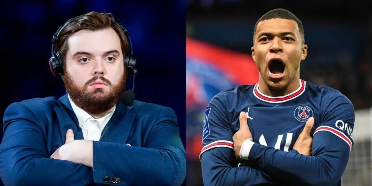The world's most famous streamer was not measured with his words about the French player.