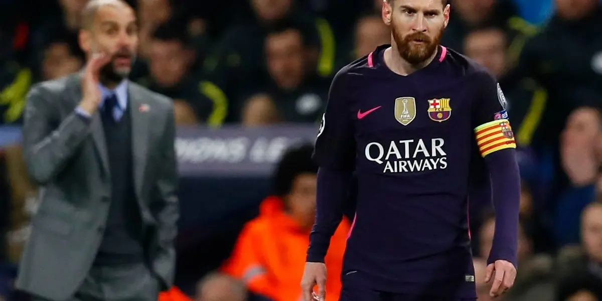 There was a conversation between the world champion and Pep when the Argentine had a crisis with Barcelona.